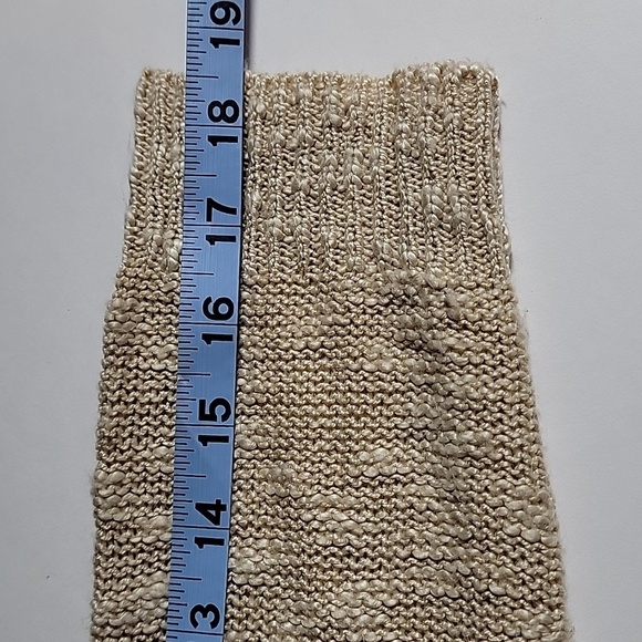 Cupio Open Front Cardigan Sweater Fringe Tassel Longsleeve Lapel Collar Casual M - Picture 14 of 14